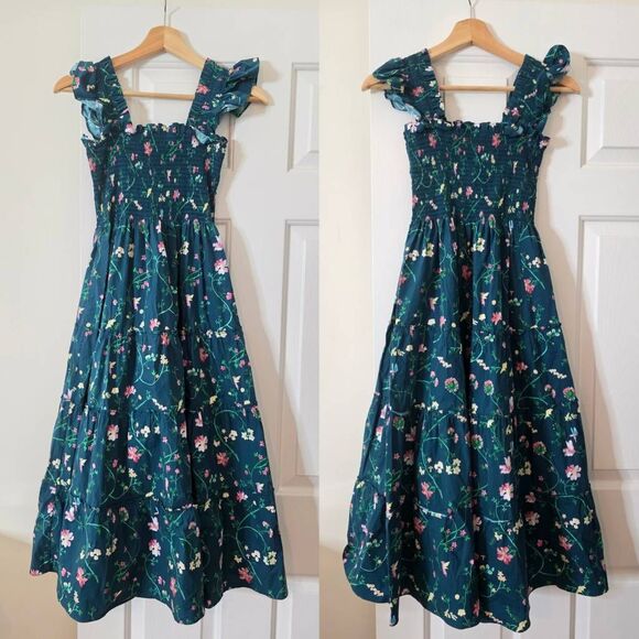 Hill House Ellie Nap Dress in Moody Floral XXS - Picture 2 of 9